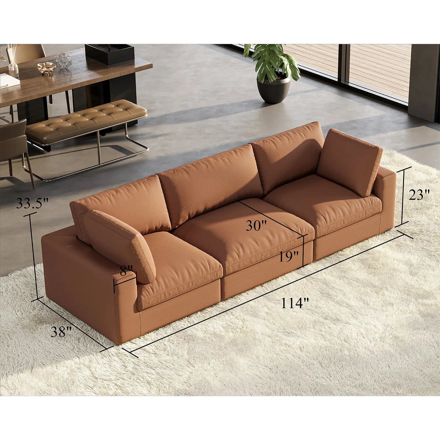 Serenity Down-Filled Modular Sofa