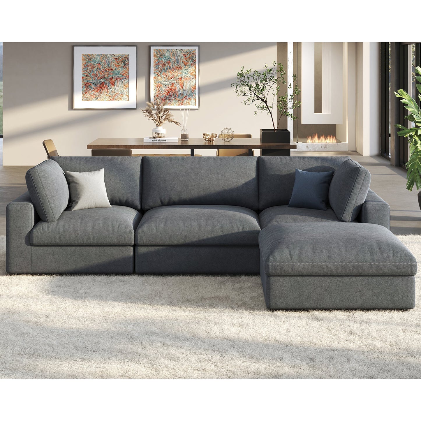 Serenity Down-Filled Modular Sofa